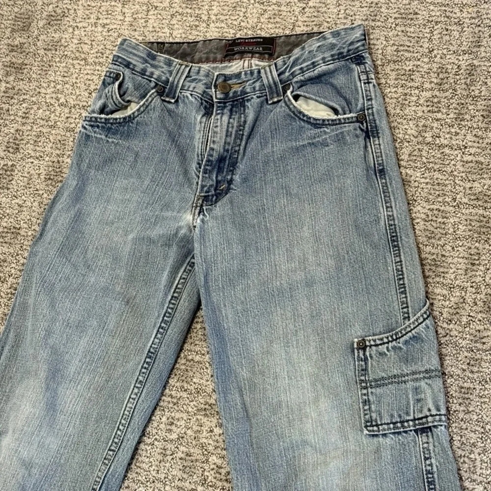 Vintage Levi Strauss jeans signature workwear blue denim size‎ 12 boys pants